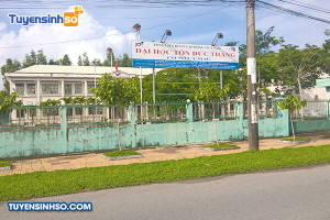 Điểm chuẩn Trường Đại học Tôn Đức Thắng (Cơ sở Cà Mau)